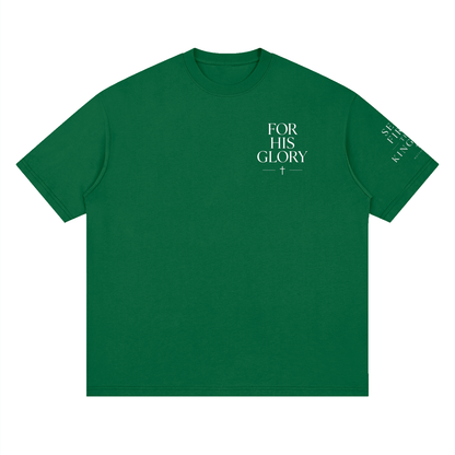 "Seek First the Kingdom" Loose Drop Shoulder T-Shirt