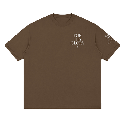 "Seek First the Kingdom" Loose Drop Shoulder T-Shirt