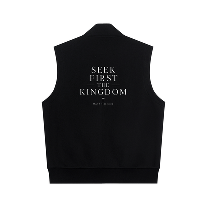 "Seek First the Kingdom" Essential Heavyweight Vest