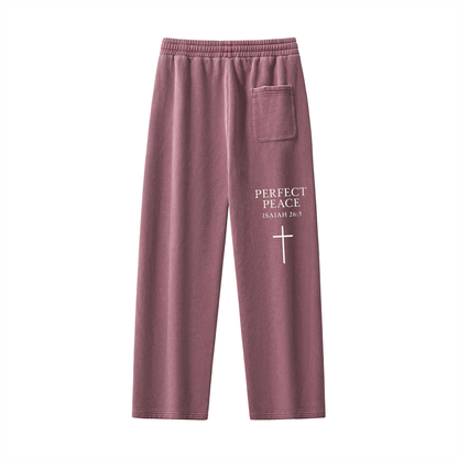 "Perfect Peace" Fleece Sweatpants
