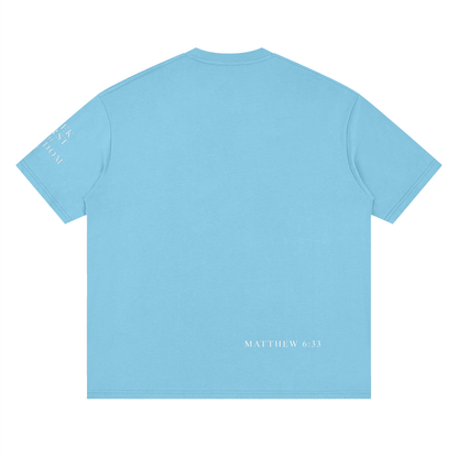 "Seek First the Kingdom" Loose Drop Shoulder T-Shirt