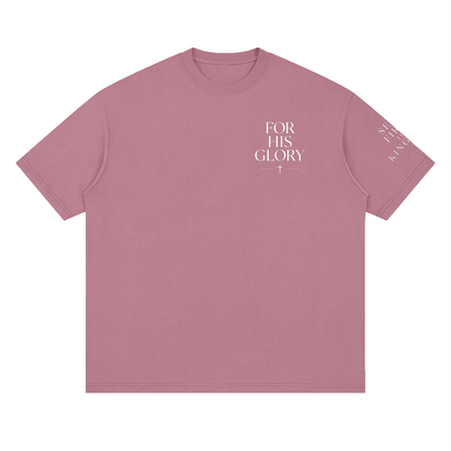 "Seek First the Kingdom" Loose Drop Shoulder T-Shirt