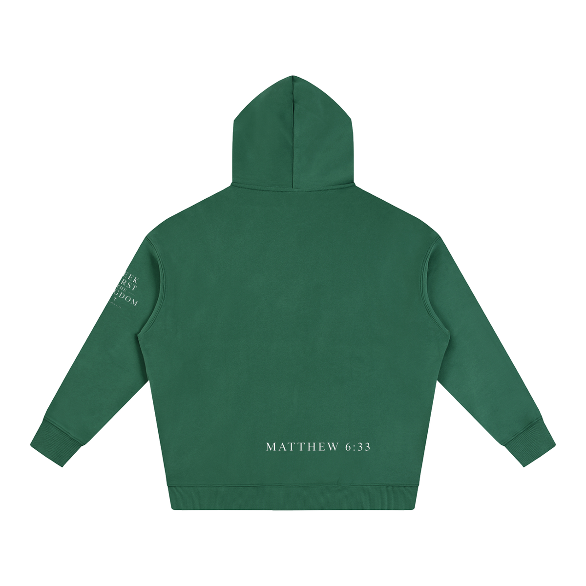 "Seek First the Kingdom" Oversized Fleeced Hoodie