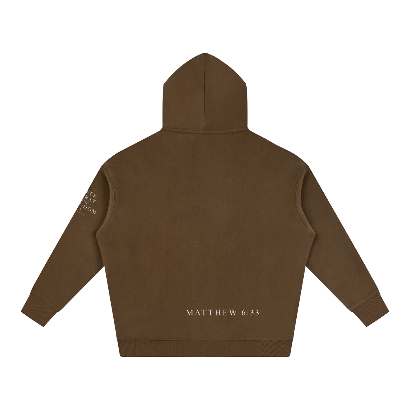 "Seek First the Kingdom" Oversized Fleeced Hoodie
