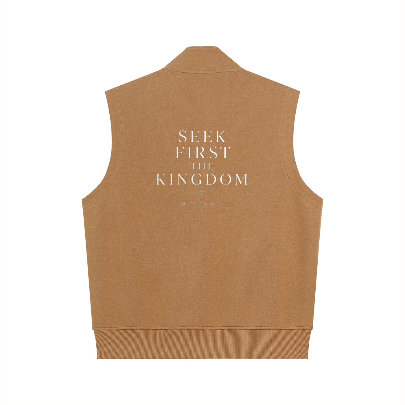"Seek First the Kingdom" Essential Heavyweight Vest