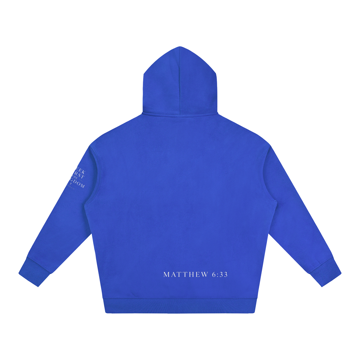 "Seek First the Kingdom" Oversized Fleeced Hoodie