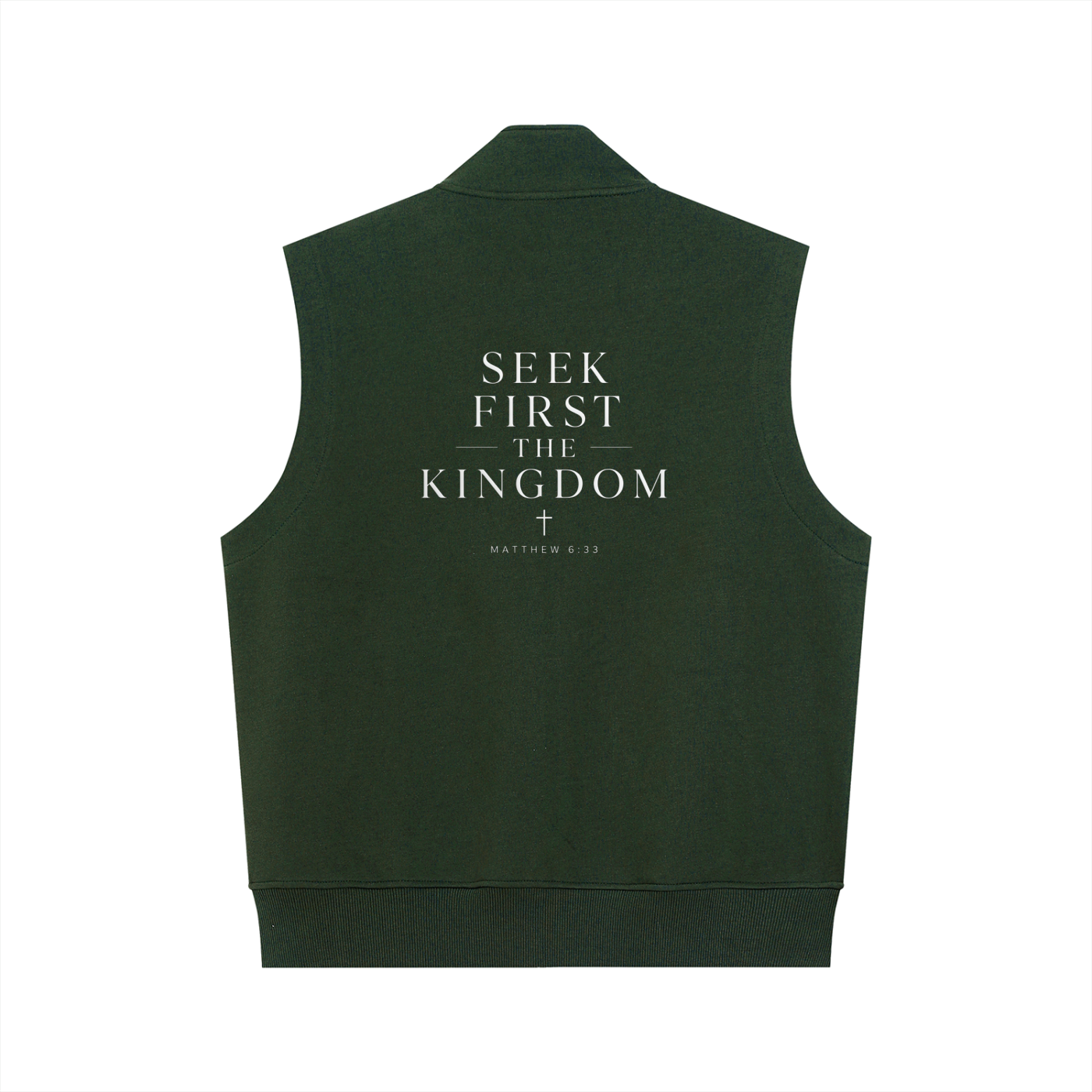 "Seek First the Kingdom" Essential Heavyweight Vest