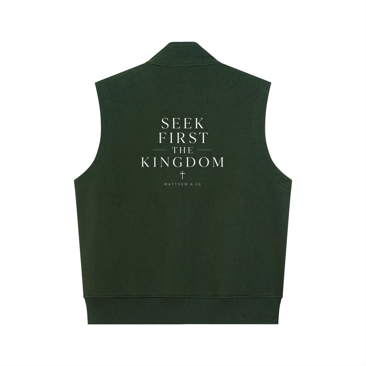 "Seek First the Kingdom" Essential Heavyweight Vest
